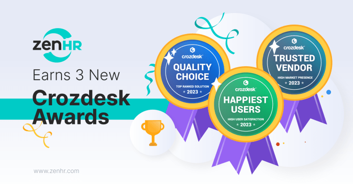 ZenHR Earns 3 New Crozdesk Awards
