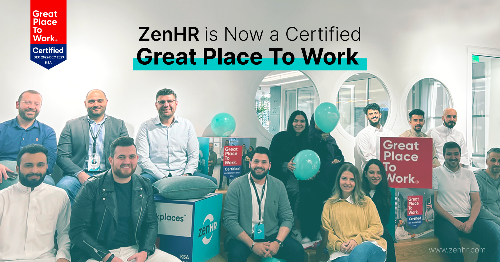 ZenHR is Now a Certified Great Place To Work