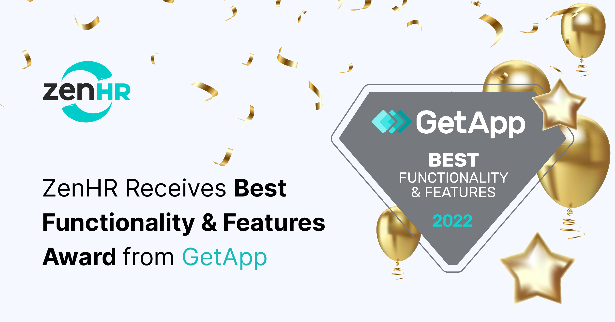 ZenHR Receives Best Functionality & Features Award from GetApp