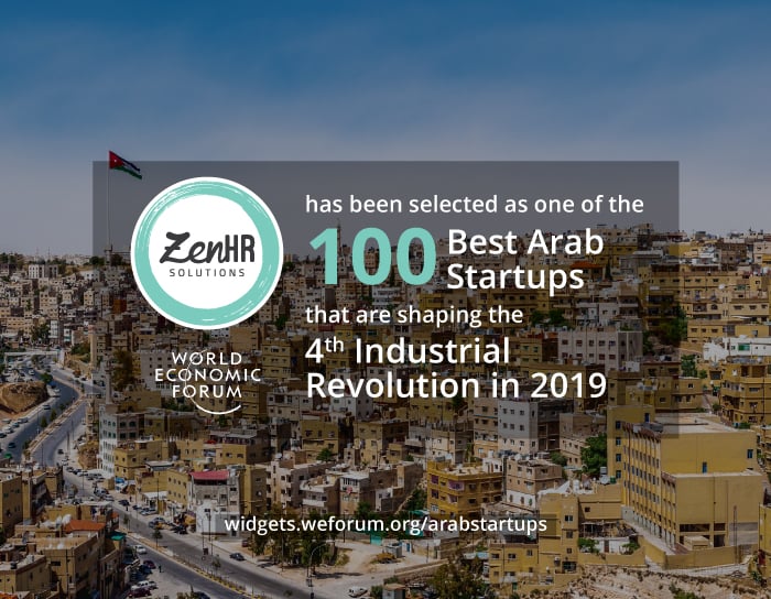 ZenHR Solutions Selected as One of the 100 Best Arab Startups Shaping the 4th Industrial Revolution in 2019