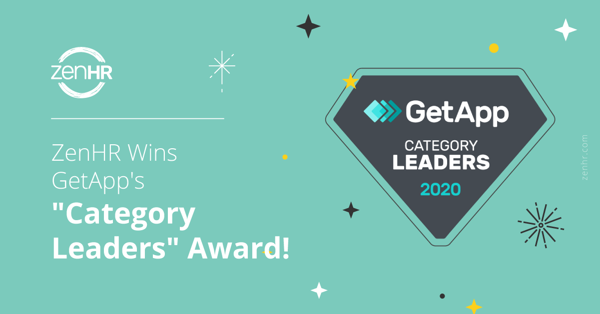 ZenHR Ranks 7th in GetApp’s “Category Leaders” Listing 2020