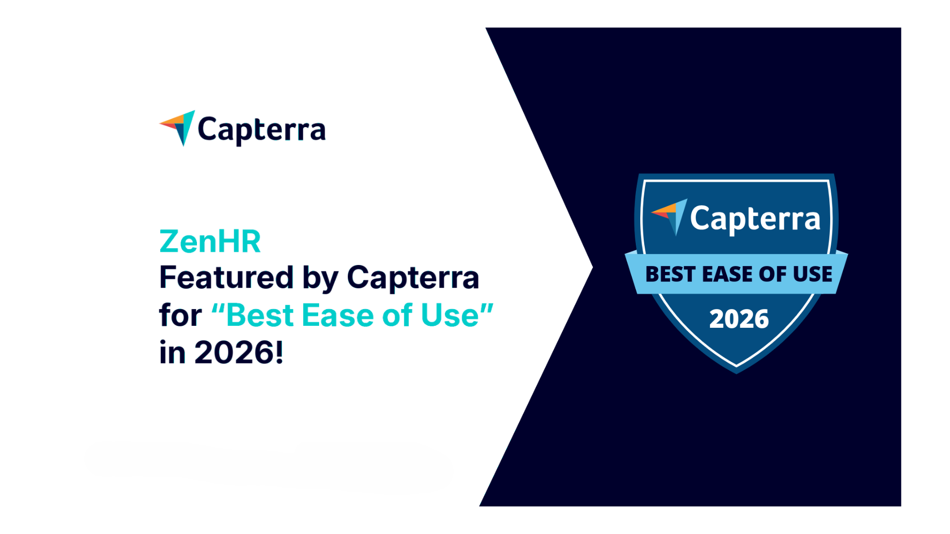 ZenHR Wins 2026 Capterra “Ease of Use” Badge