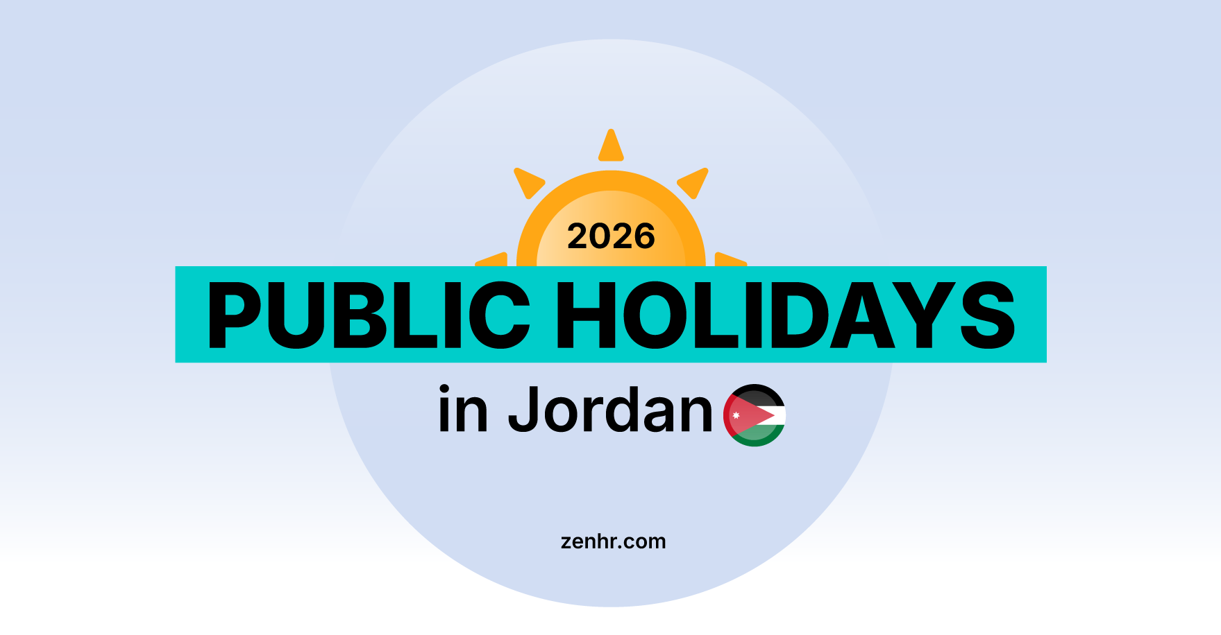 Jordan Public Holidays & Observances 2026