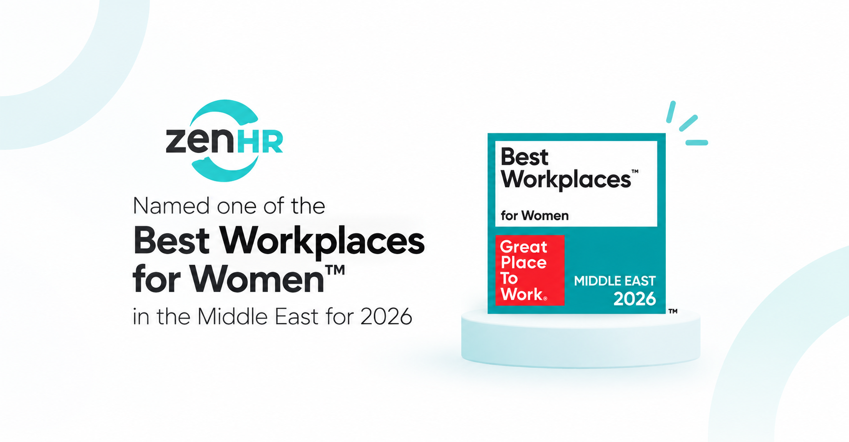 ZenHR Named One of the Best Workplaces for Women™ in the Middle East 2026